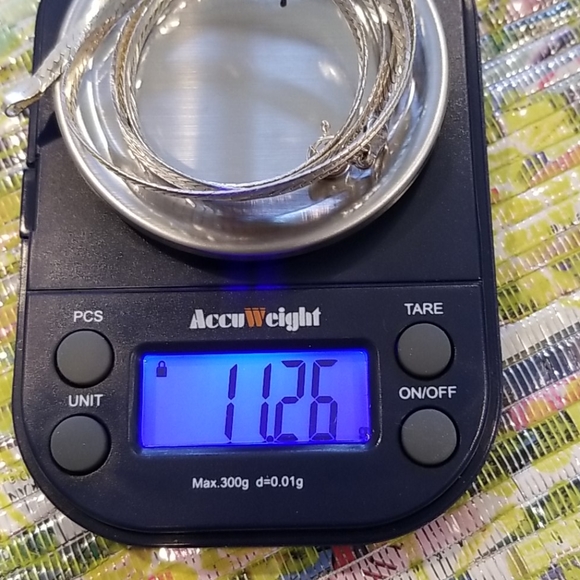 Sterling silver herringbone 24 inches chain - Picture 5 of 5